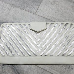 ALDO REAL LEATHER CLUTCH